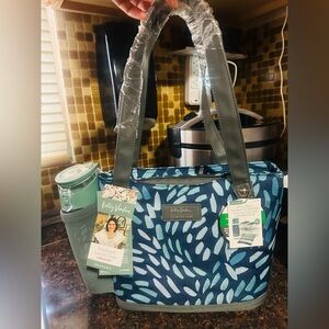 Blue Patterned Women's Bag